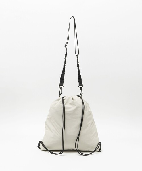 green label relaxing(グリーンレーベルリラクシング)の「【別注】<fellowww>GLR 2WAY ナップサック ショルダーバッグ(ショルダーバッグ・メンズ・ブラック/ナチュラル・FREE)」の8枚目の写真