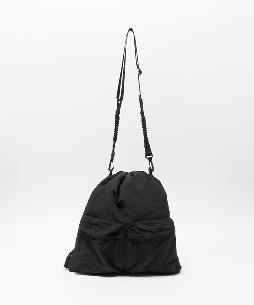 green label relaxing(グリーンレーベルリラクシング)の「【別注】<fellowww>GLR 2WAY ナップサック ショルダーバッグ(ショルダーバッグ・メンズ・ブラック/ナチュラル・FREE)」の15枚目の写真