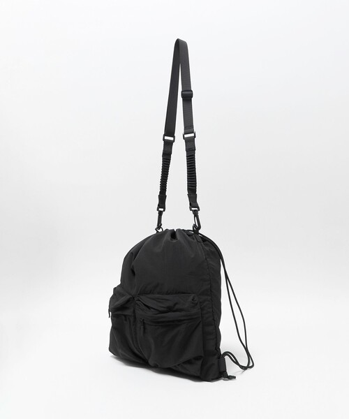 green label relaxing(グリーンレーベルリラクシング)の「【別注】<fellowww>GLR 2WAY ナップサック ショルダーバッグ(ショルダーバッグ・メンズ・ブラック/ナチュラル・FREE)」の16枚目の写真