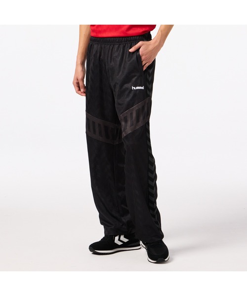 hummel（ヒュンメル）の「hummel/ヒュンメル H.FC ﾄﾗｯｸﾊﾟﾝﾂ（その他パンツ・レディース・ブラック/ベージュ・M/L）」の2枚目の写真