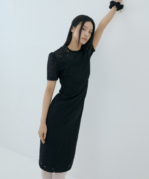 LUCIR ZU（ルシールズ）の「Roha Lace Dress (black)（ワンピース・レディース・その他・SMALL/MEDIUM）」の2枚目の写真