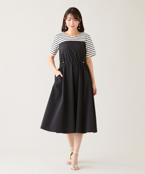 Rose Tiara（ローズティアラ）の「ビスチェドッキングドロストワンピース（ワンピース・レディース・ブラック/ネイビー・38/42/46）」の3枚目の写真