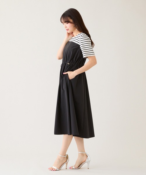 Rose Tiara（ローズティアラ）の「ビスチェドッキングドロストワンピース（ワンピース・レディース・ブラック/ネイビー・38/42/46）」の7枚目の写真
