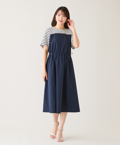 Rose Tiara（ローズティアラ）の「ビスチェドッキングドロストワンピース（ワンピース・レディース・ブラック/ネイビー・38/42/46）」の12枚目の写真