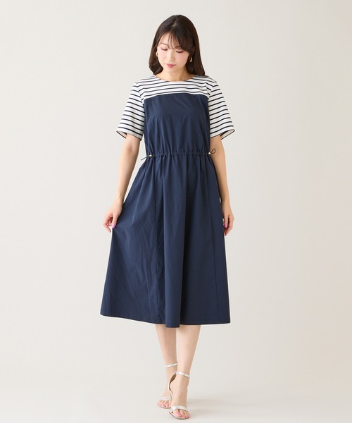 Rose Tiara（ローズティアラ）の「ビスチェドッキングドロストワンピース（ワンピース・レディース・ブラック/ネイビー・38/42/46）」の13枚目の写真