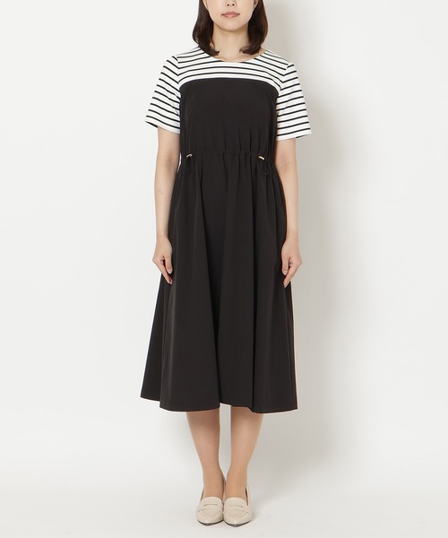 Rose Tiara（ローズティアラ）の「ビスチェドッキングドロストワンピース（ワンピース・レディース・ブラック/ネイビー・38/42/46）」の16枚目の写真