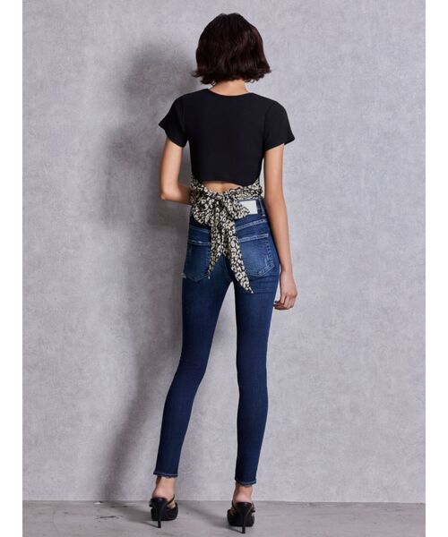 GYDA（ジェイダ）の「レオパードバックリボントップス（Tシャツ/カットソー・レディース・ブラック/オフホワイト・FREE）」の13枚目の写真