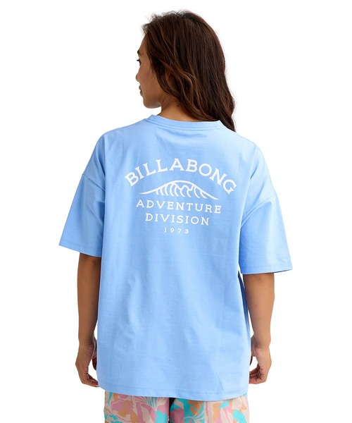 BILLABONG(ビラボン)の「BILLABONG/ビラボン 半袖 Tシャツ ラッシュガード バックプリント 吸水速乾 UVカット 水陸両用 BG013220(Tシャツ/カットソー・レディース・ブラック/ホワイト/ライトブルー・M/L)」の3枚目の写真