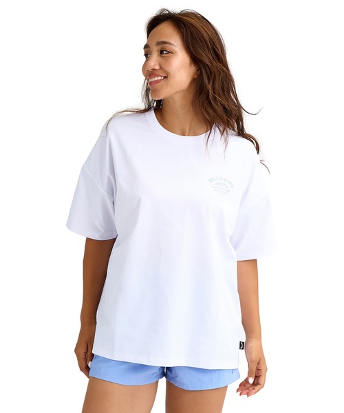 BILLABONG(ビラボン)の「BILLABONG/ビラボン 半袖 Tシャツ ラッシュガード バックプリント 吸水速乾 UVカット 水陸両用 BG013220(Tシャツ/カットソー・レディース・ブラック/ホワイト/ライトブルー・M/L)」の4枚目の写真