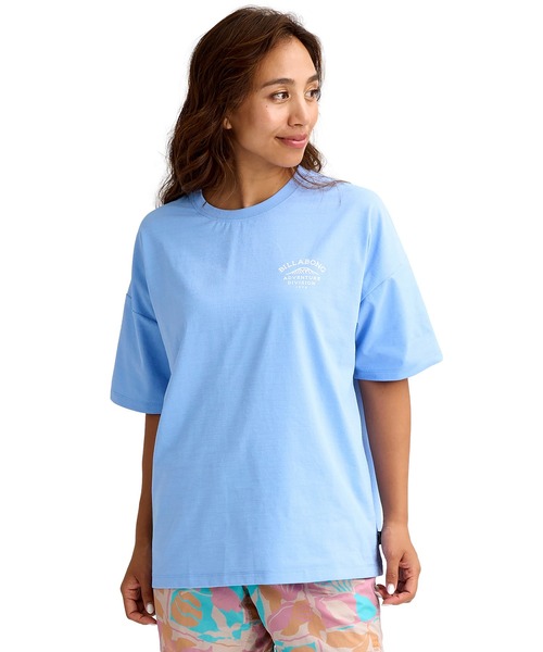 BILLABONG(ビラボン)の「BILLABONG/ビラボン 半袖 Tシャツ ラッシュガード バックプリント 吸水速乾 UVカット 水陸両用 BG013220(Tシャツ/カットソー・レディース・ブラック/ホワイト/ライトブルー・M/L)」の12枚目の写真