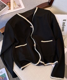 AMAJI（アマジ）の「ノーカラージャケット（ノーカラージャケット）」