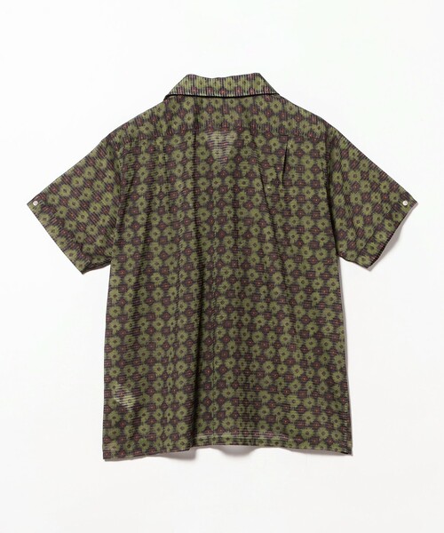 BEAMS PLUS（ビームスプラス）の「Italian Collar Mesh Print（シャツ/ブラウス・メンズ・イエロー/グリーン・SMALL/X-LARGE/LARGE/MEDIUM）」の13枚目の写真