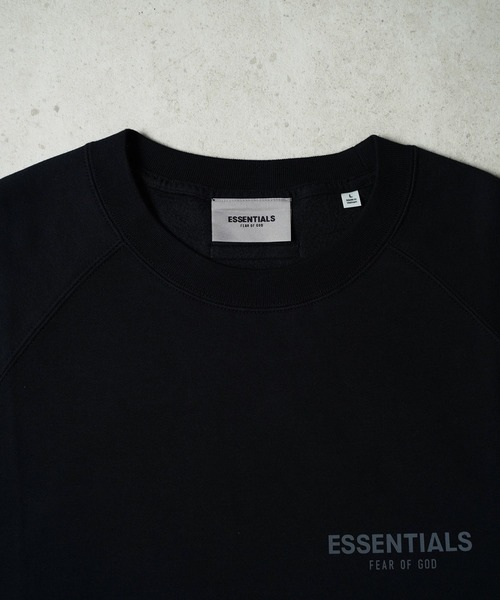 FOG ESSENTIALS(エフオージーエッセンシャルズ)の「"08"≪FOG ESSENTIALS≫裏起毛 スウェット ワンポイント ロゴ プルオーバー トレーナー(スウェット・メンズ・ブラック・M/L/XL)」の7枚目の写真