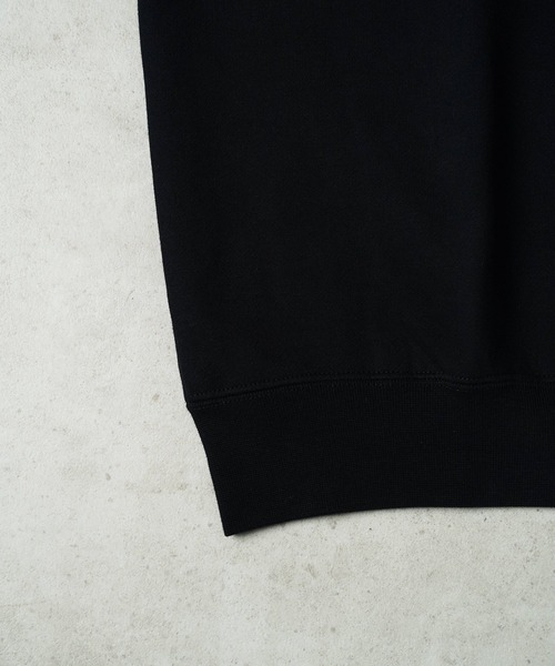 FOG ESSENTIALS(エフオージーエッセンシャルズ)の「"08"≪FOG ESSENTIALS≫裏起毛 スウェット ワンポイント ロゴ プルオーバー トレーナー(スウェット・メンズ・ブラック・M/L/XL)」の12枚目の写真