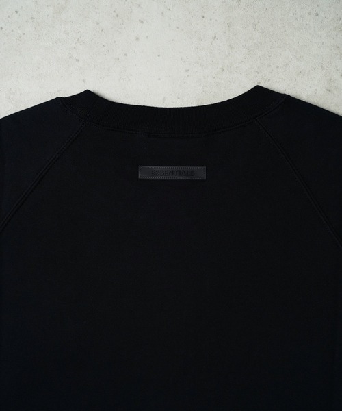 FOG ESSENTIALS(エフオージーエッセンシャルズ)の「"08"≪FOG ESSENTIALS≫裏起毛 スウェット ワンポイント ロゴ プルオーバー トレーナー(スウェット・メンズ・ブラック・M/L/XL)」の13枚目の写真