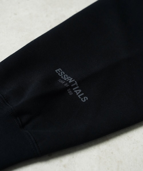 FOG ESSENTIALS(エフオージーエッセンシャルズ)の「"08"≪FOG ESSENTIALS≫裏起毛 スウェット ワンポイント ロゴ プルオーバー トレーナー(スウェット・メンズ・ブラック・M/L/XL)」の11枚目の写真