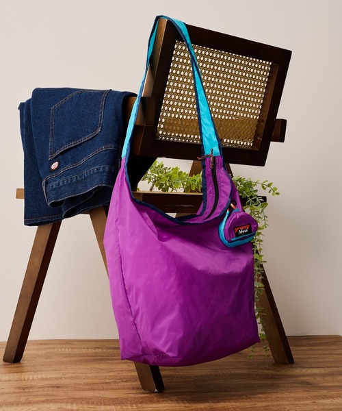 NANGA(ナンガ)の「【NANGA】POCKETABLE SHOULDER BAG(ショルダーバッグ・メンズ・パープル/イエロー/グレー・FREE)」の1枚目の写真