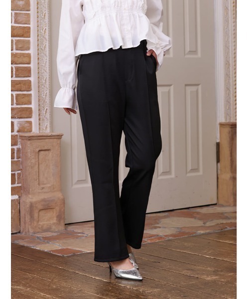 fifth（フィフス）の「ハイウエストフレアパンツ（その他パンツ・レディース・ブルー系その他5/ブラック・XS/M）」の3枚目の写真