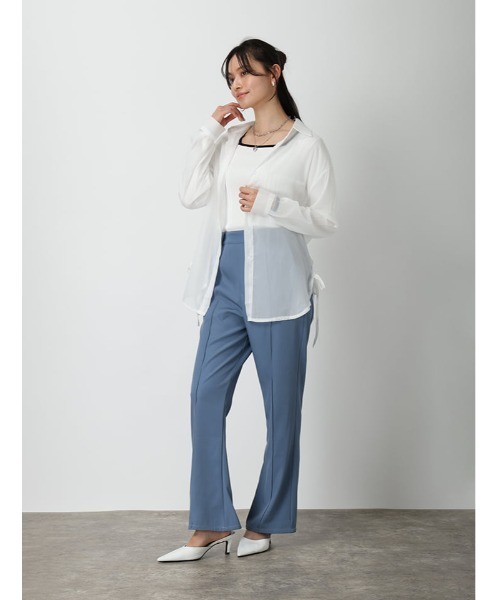 fifth（フィフス）の「ハイウエストフレアパンツ（その他パンツ・レディース・ブルー系その他5/ブラック・XS/M）」の13枚目の写真