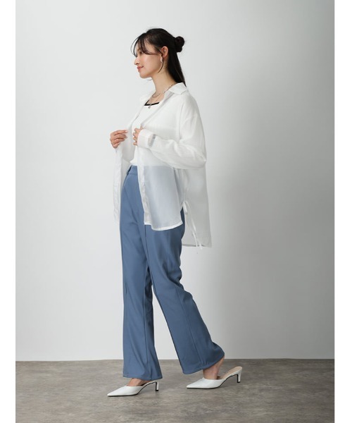fifth（フィフス）の「ハイウエストフレアパンツ（その他パンツ・レディース・ブルー系その他5/ブラック・XS/M）」の14枚目の写真