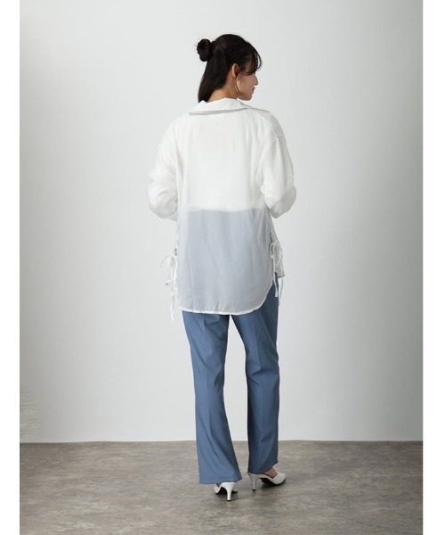 fifth（フィフス）の「ハイウエストフレアパンツ（その他パンツ・レディース・ブルー系その他5/ブラック・XS/M）」の15枚目の写真