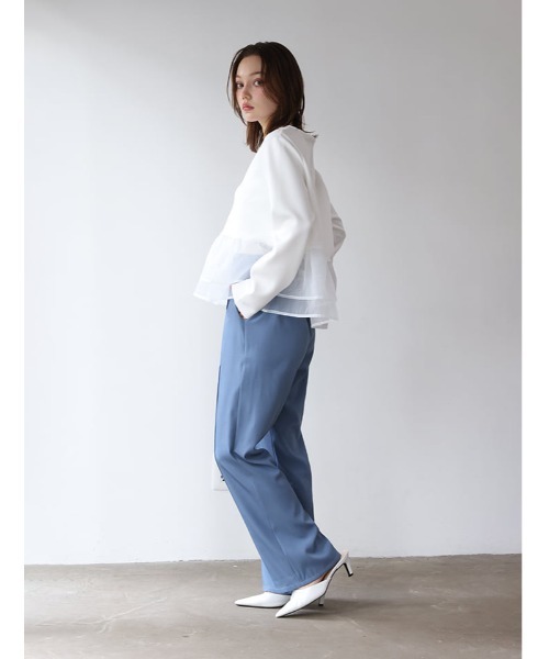 fifth（フィフス）の「ハイウエストフレアパンツ（その他パンツ・レディース・ブルー系その他5/ブラック・XS/M）」の19枚目の写真