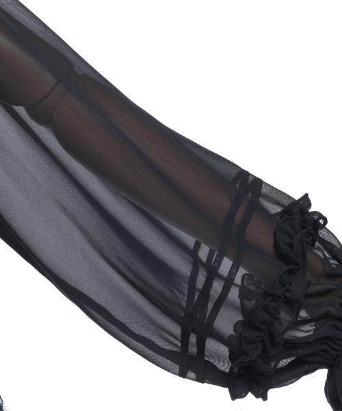 axes femme(アクシーズファム)の「ブルゾン風フリルシアブラウス(シャツ/ブラウス・レディース・ブラック/ピンク/ホワイト・FREE)」の20枚目の写真