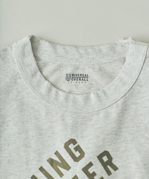 Curensology（カレンソロジー）の「Curensology(カレンソロジー)/【UNIVERSAL OVERALL】別注ポケットＴシャツ（Tシャツ/カットソー・レディース・グレー/ネイビー・FREE）」の18枚目の写真