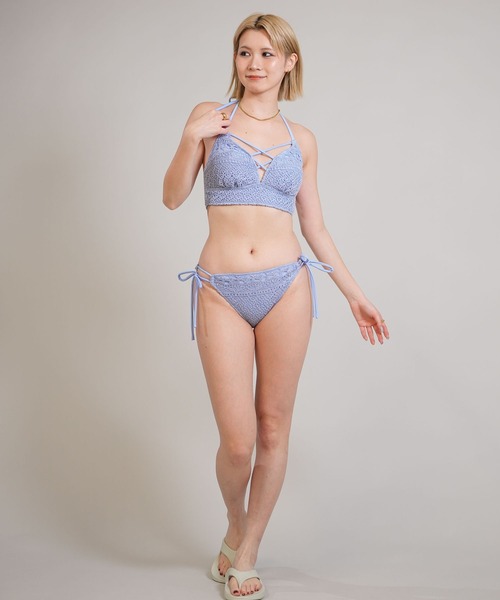 Beach Queen（ビーチクイーン）の「【ムラサキスポーツ限定】Beach Queen/ビーチクイーン 水着 単品 ビキニショーツ ラメニットショーツ 413801（水着・レディース・ブラック/ブルー/ホワイト・9号/11号）」の18枚目の写真