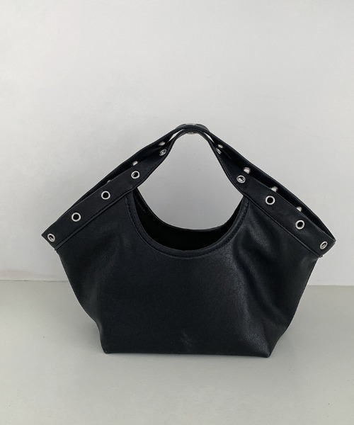 ONEP STAR（ワンピスター）の「ミニ巾着付き×ハトメデザイン2WAYバック（ハンドバッグ・レディース・ダークブラウン/ブラウン/ブラック・FREE）」の9枚目の写真