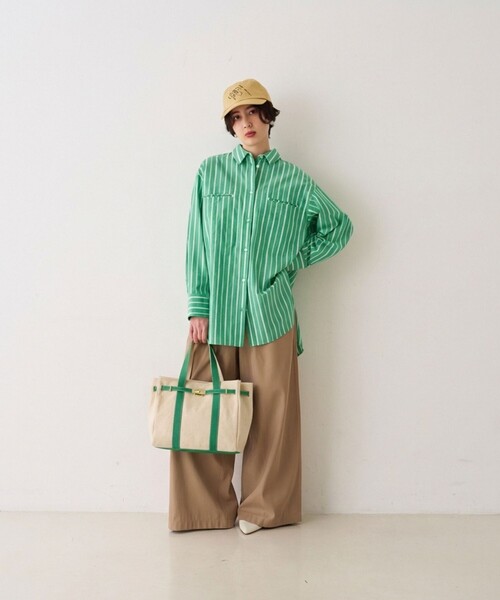 Rouge vif（ルージュヴィフ）の「【CHIMERE/シメール】キャンバスミニトート（小）（トートバッグ・レディース・レッド/グリーン/ネイビー・フリー）」の11枚目の写真