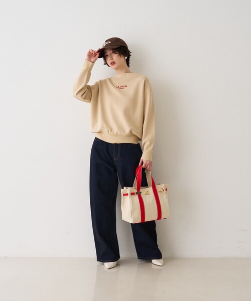 Rouge vif（ルージュヴィフ）の「【CHIMERE/シメール】キャンバスミニトート（小）（トートバッグ・レディース・レッド/グリーン/ネイビー・フリー）」の17枚目の写真