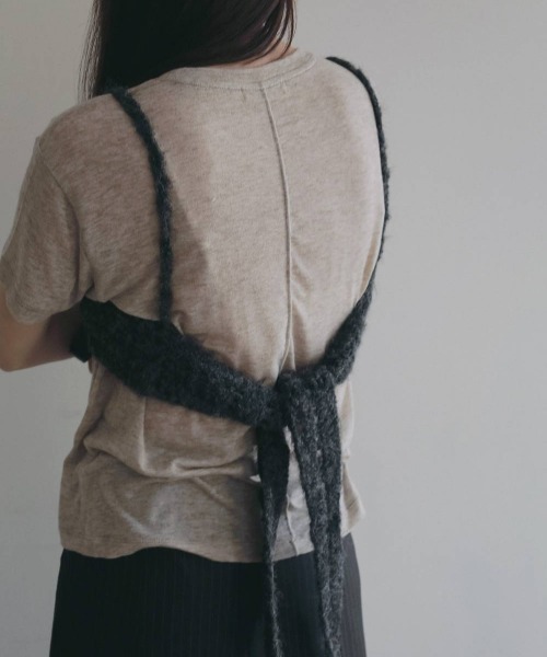 anuke(アンヌーク)の「anuke Wool Compact T-shirts ウールコンパクトTシャツ/62620612(Tシャツ/カットソー・レディース・ベージュ/チャコールグレー/ブラウン・ONE SIZE)」の9枚目の写真