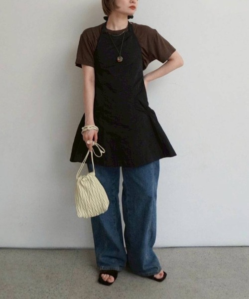 anuke(アンヌーク)の「anuke Wool Compact T-shirts ウールコンパクトTシャツ/62620612(Tシャツ/カットソー・レディース・ベージュ/チャコールグレー/ブラウン・ONE SIZE)」の18枚目の写真