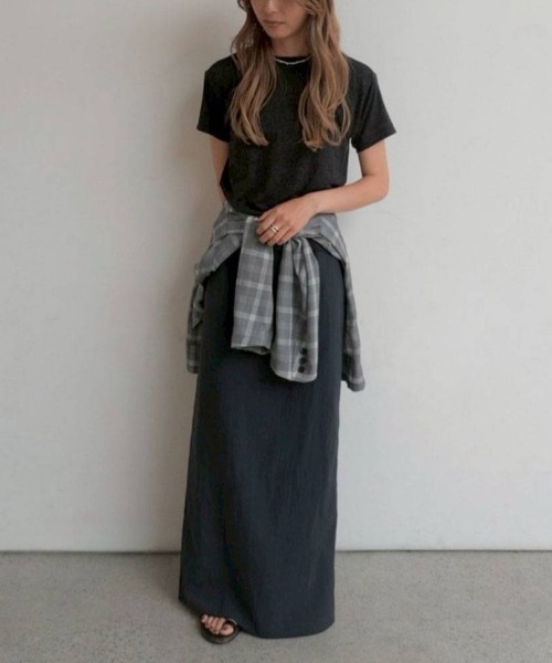 anuke(アンヌーク)の「anuke Wool Compact T-shirts ウールコンパクトTシャツ/62620612(Tシャツ/カットソー・レディース・ベージュ/チャコールグレー/ブラウン・ONE SIZE)」の19枚目の写真