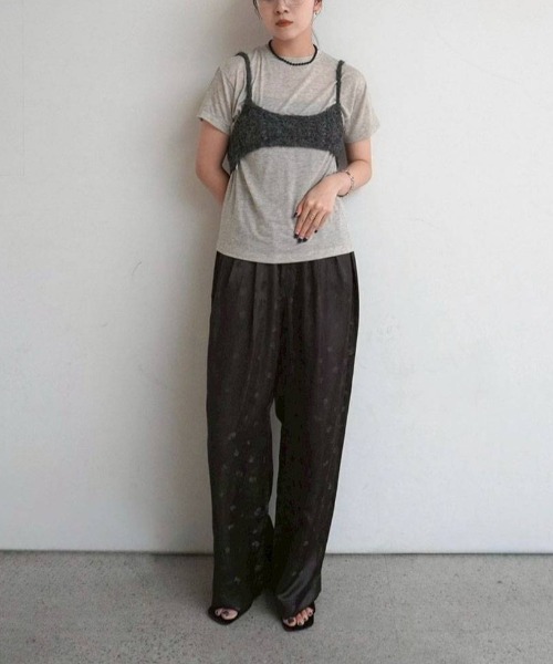anuke(アンヌーク)の「anuke Wool Compact T-shirts ウールコンパクトTシャツ/62620612(Tシャツ/カットソー・レディース・ベージュ/チャコールグレー/ブラウン・ONE SIZE)」の21枚目の写真