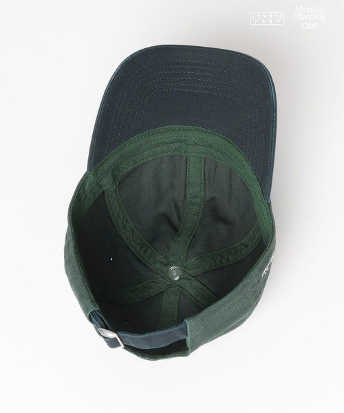 LOWRYS FARM(ローリーズファーム)の「Monday Sleeping Club ロゴシシュウCAP 661515(キャップ・レディース・ネイビー/グリーン/ホワイト・FREE)」の15枚目の写真