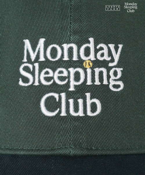 LOWRYS FARM(ローリーズファーム)の「Monday Sleeping Club ロゴシシュウCAP 661515(キャップ・レディース・ネイビー/グリーン/ホワイト・FREE)」の16枚目の写真