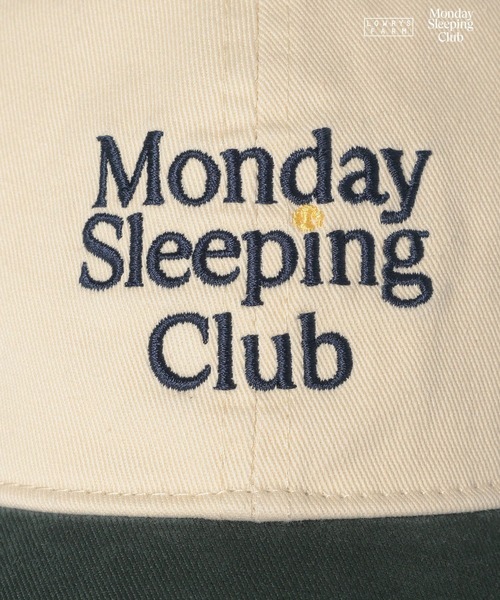 LOWRYS FARM(ローリーズファーム)の「Monday Sleeping Club ロゴシシュウCAP 661515(キャップ・レディース・ネイビー/グリーン/ホワイト・FREE)」の17枚目の写真