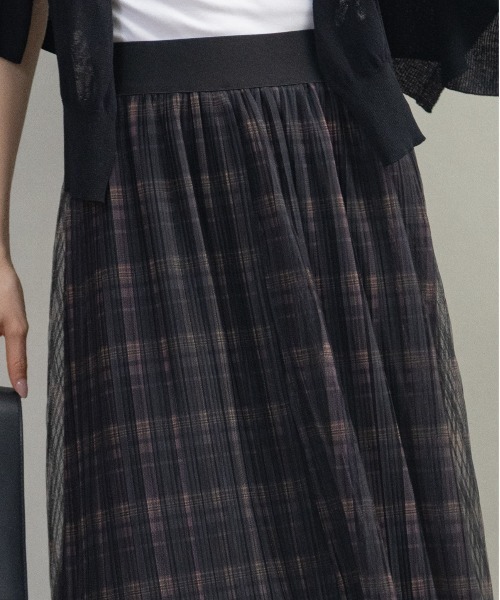 lodie(ロディ)の「チェックプリーツスカート(スカート・レディース・ブラック/ブルー・FREE)」の19枚目の写真