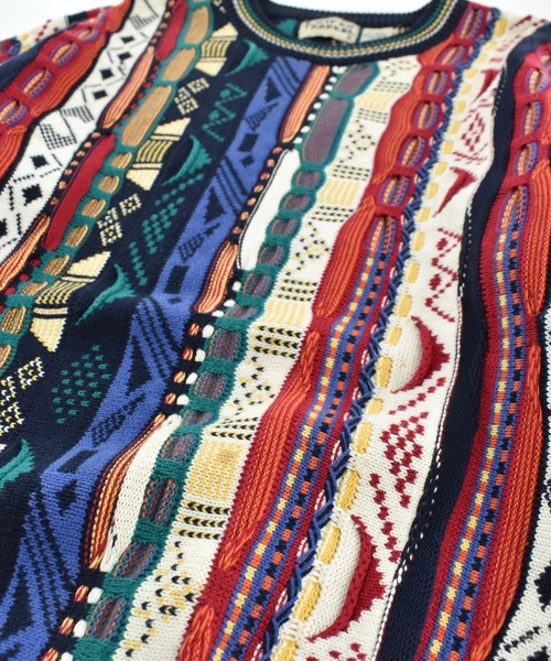 LABORATORY R(ラボラトリーアール)の「【USED】90’s~ COTTON TRADERS コットンニット 3Dセーター(ニット/セーター・メンズ・マルチ・X-LARGE)」の2枚目の写真