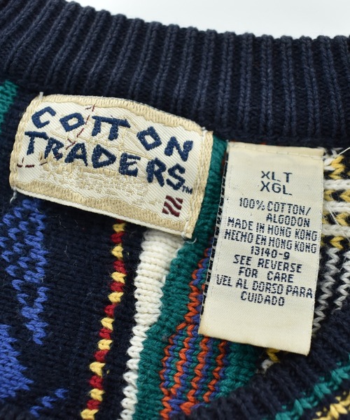 LABORATORY R(ラボラトリーアール)の「【USED】90’s~ COTTON TRADERS コットンニット 3Dセーター(ニット/セーター・メンズ・マルチ・X-LARGE)」の4枚目の写真