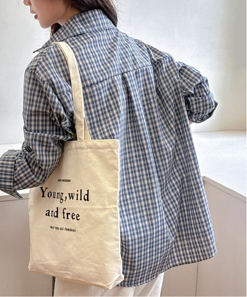 gossip!ロサンゼルス(ゴシップロサンゼルス)の「Y2K ヴィンテージライク チェック柄 シャツ(Tシャツ/カットソー・レディース・チェック・M)」の11枚目の写真