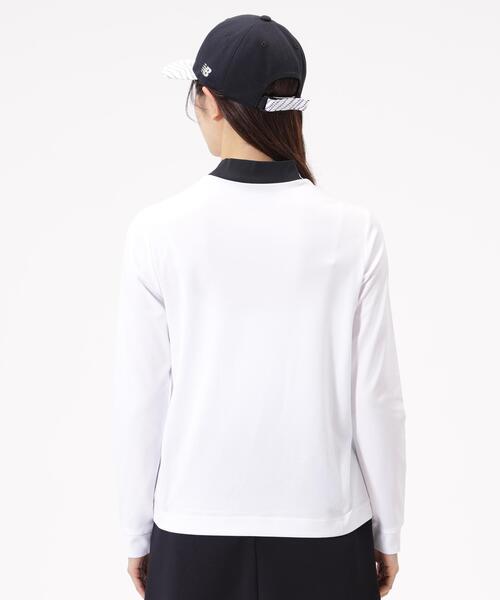New Balance Golf(ニューバランスゴルフ)の「【new balance golf】【直営店舗限定】長袖 モックネック プルオーバー (WOMENS)(Tシャツ/カットソー・レディース・ホワイト/ブラック・SMALL/LARGE/MEDIUM/X-LARGE)」の13枚目の写真