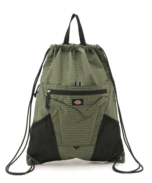 Dickies（ディッキーズ）の「DICKIES ATHLETIC KNAPSACK GRID（バックパック/リュック・メンズ・ブラック/グレー/ホワイト/カーキ・FREE）」の4枚目の写真