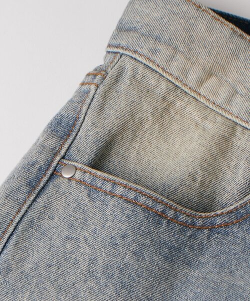 WHO'S WHO gallery（フーズフーギャラリー）の「チェックダメージスタッズデニム（デニムパンツ・メンズ・ブラック/ネイビー/サックスブルー・FREE）」の17枚目の写真