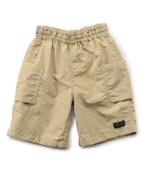 Ampersand（アンパサンド）の「【撥水加工】水陸両用6分パンツ（その他パンツ・キッズ・レインボー/レッド/ベージュ/ブラック・120/110/100/90/80/140/130）」の2枚目の写真