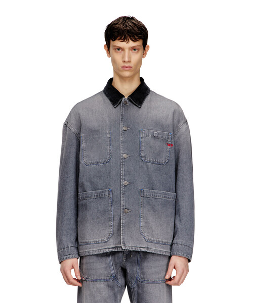 DIESEL(ディーゼル)の「メンズ デニムジャケット D-STACK-U-L(デニムジャケット・メンズ・グレー系その他・MEDIUM)」の7枚目の写真