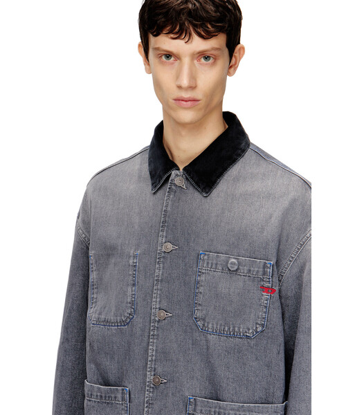 DIESEL(ディーゼル)の「メンズ デニムジャケット D-STACK-U-L(デニムジャケット・メンズ・グレー系その他・MEDIUM)」の3枚目の写真