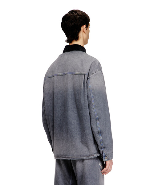 DIESEL(ディーゼル)の「メンズ デニムジャケット D-STACK-U-L(デニムジャケット・メンズ・グレー系その他・MEDIUM)」の2枚目の写真